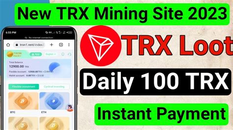 New Trx Earning Website 2023 Trx Platform Withdrawal Proof 2023 L