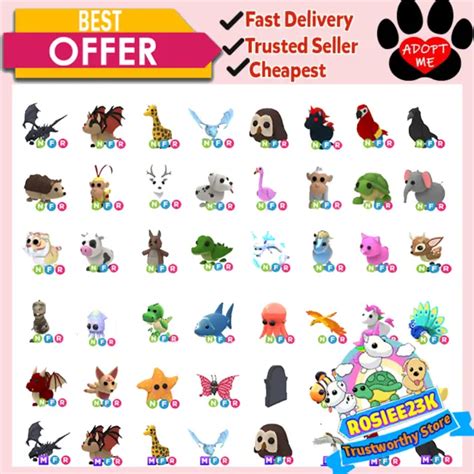 Adopt From Me Mega Neon Fly Ride Mfr Nfr Fr Legendary All Pets