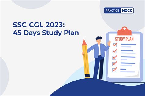 SSC CGL 45 Days Study Plan PracticeMock