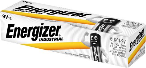 Energizer Industrial 9v 12 Pack