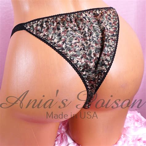 Camo Green Black Cafe Cut Budget Friendly Mens Brazilian String Bikini S M And L Xl Store