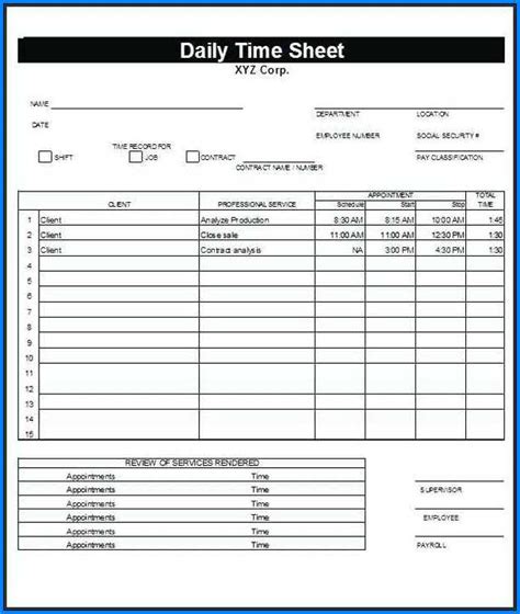 Lawyer Timesheet Excel Template PDF Template