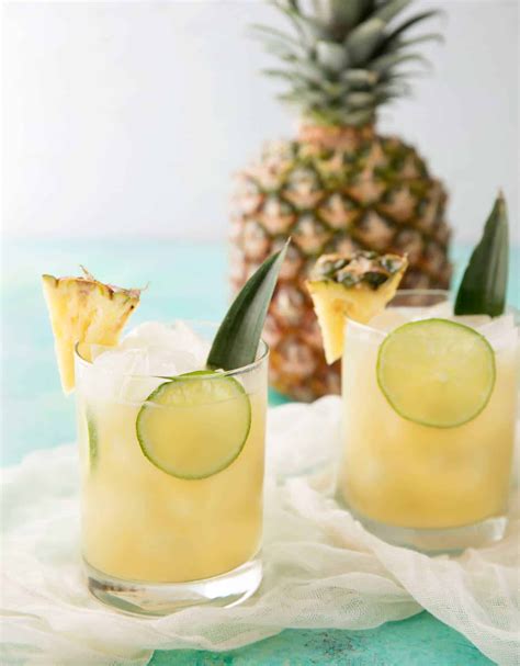 Pineapple Rum Punch Cafe Delites Pineapple Drinks Pineapple Rum