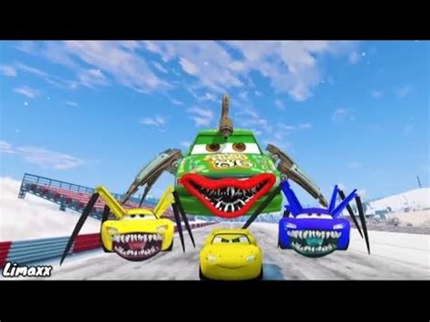 Lightning McQueen Monster Car Eater Compilation 10 Coffin Dance Song