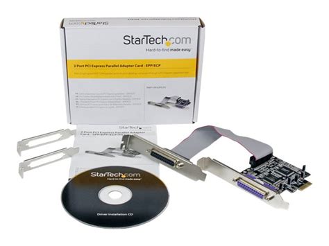 StarTech Carte PCI Express 2 Ports Paralleles DB25 Carte