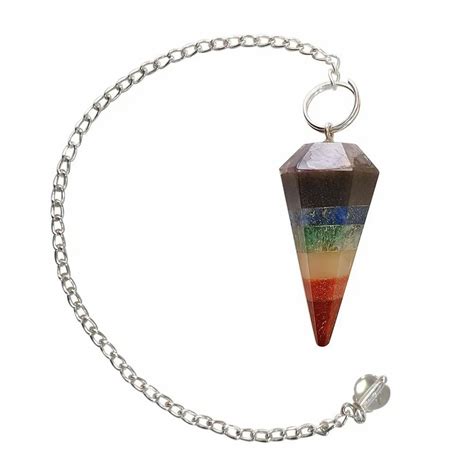 Pendulum Multicolor Seven Chakra Bonded Pendant At Rs Piece In Anand