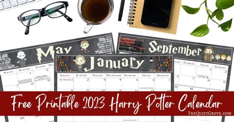 Harry Potter Streaming 2024 Calendar Printable Vikky Jerrilyn