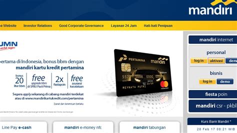 Cara Mendaftar Registrasi Dan Aktivasi Internet Banking Bank Mandiri