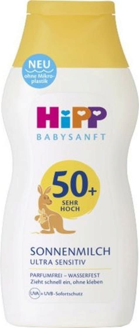 HiPP HiPP Babysanft Sonnenmilch Ultra Sensitive LSF5 0 200 Ml Oh