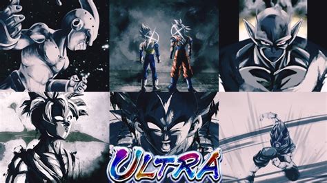 All Ultra Characters Ink Brush Animations In Dragon Ball Legends