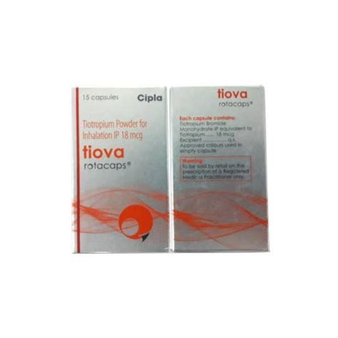 Order Tiova Rotacaps 18 Mcg Spiriva Rotacaps Tiotropium Bromide