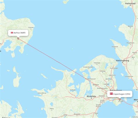 All Flight Routes From Aarhus To Copenhagen Aar To Cph Flight Routes