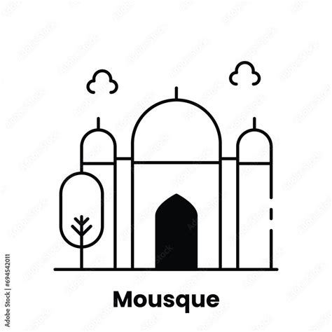 Mosque Icon Prayer Spirituality Faith Architecture Design