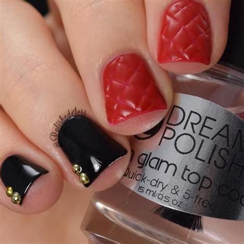 45 Stylish Red And Black Nail Designs Youll Love ️🖤 Be Modish