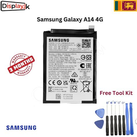 Samsung Galaxy A14 4g Battery Displaylk