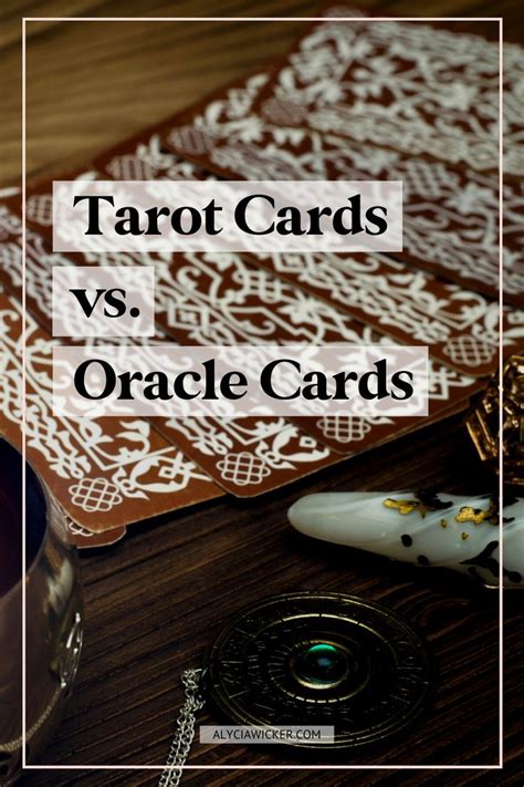 Tarot Cards Vs Oracle Cards What S The Difference Alycia Wicker