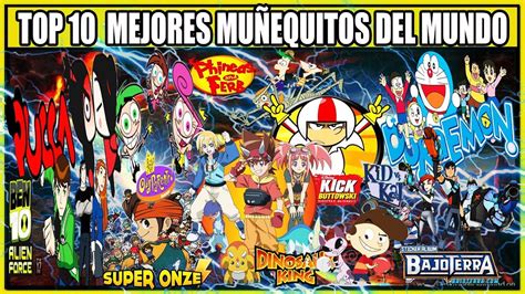 Top 10 Mejores Series Animadas De DISNEY NICKELODEON Y CARTOON NETWORK