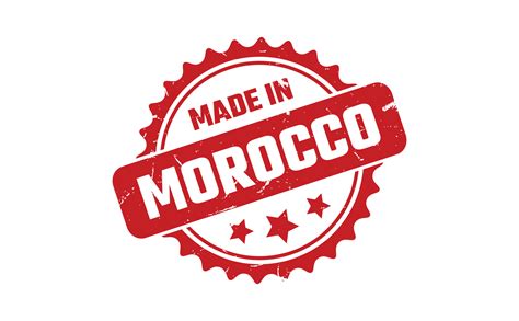 Made In Morocco Rubber Stamp Vector Art At Vecteezy