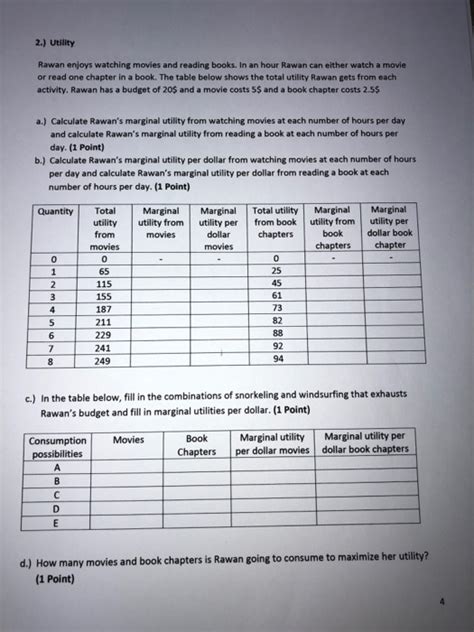 Solved Utility Rawan Enjoys Watching Movies And Reading Chegg