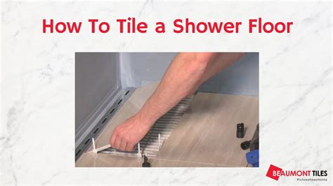 How To Tile A Shower Floor Diy Tiling Made Easy Youtube