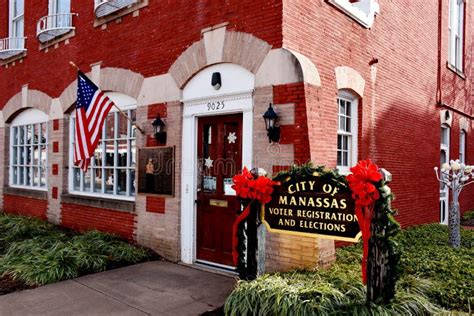 Manassas City Hall In Manassas Virginia Editorial Photography Image