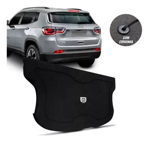 Tampão Porta Mala Jeep Compass 2016 2017 2018 Preto Bagagito Frete grátis