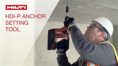 Demonstration Of The Hilti Hdi P Automatic Setting System Youtube