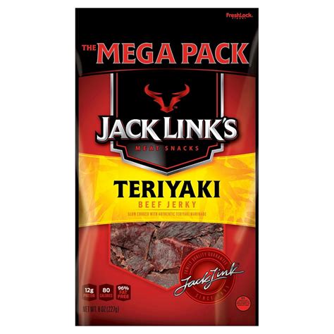 Jack Links Premium Cuts Teriyaki Beef Jerky Mega Pack 8 Oz Teriyaki Beef Jerky Recipe Beef