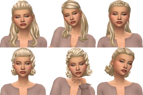 The Sims Sims Cc Feeling Really Tired Wine Hair Sims 4 Characters