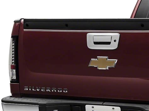 Silverado 1500 Tailgate Handle Cover; Chrome (07-13 Silverado 1500)