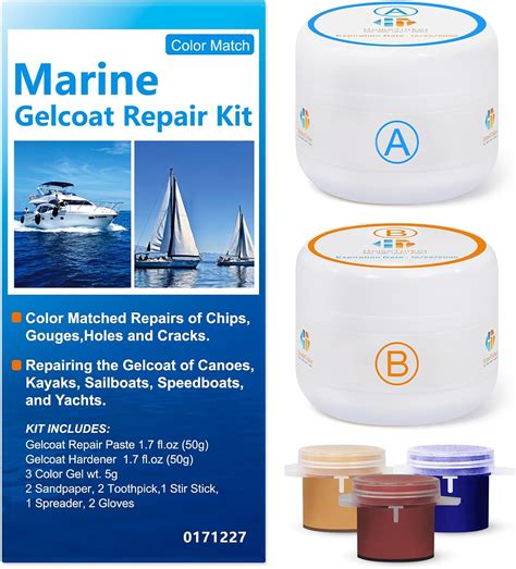 Gel Coat Repair Kit For Boatscolor Match Fiberglass Boat Repair Kit