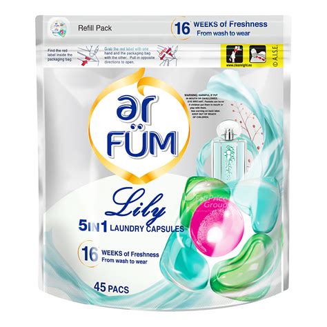 Ar Fum 5 In 1 Laundry Capsules Lily Ntuc Fairprice
