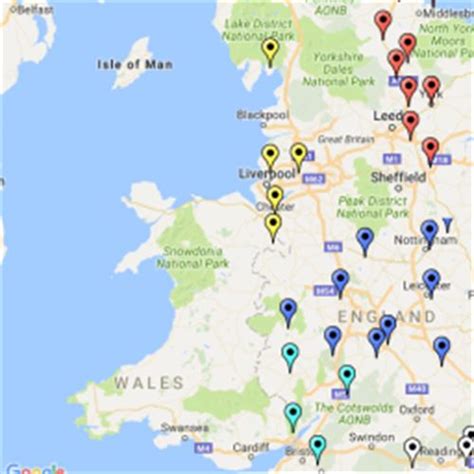 UK Racecourses : Scribble Maps