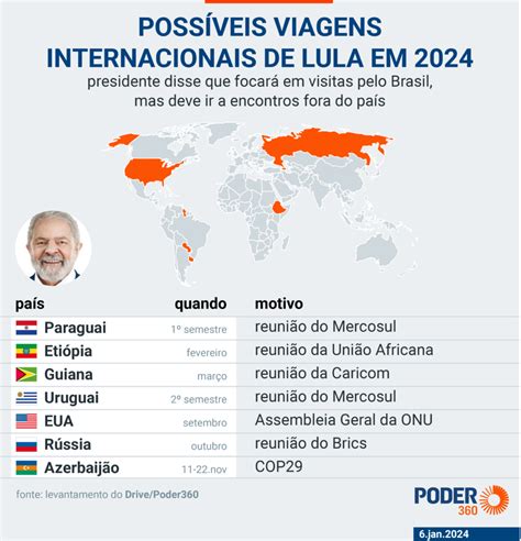 Lula Tem Viagens Internacionais No Radar Para