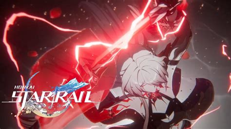 Red Acheron Vs Aventurine Cutscene Honkai Star Rail Youtube