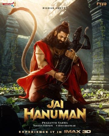 Rishab Shetty Looks Outstanding In The First Look Poster Of Jai Hanuman