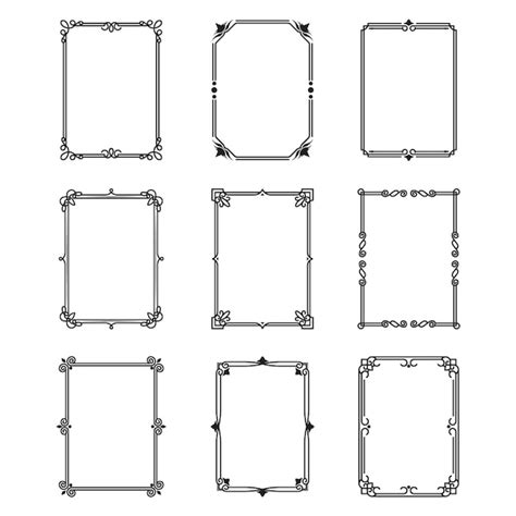 Ornamintal Frame Vector Clipart