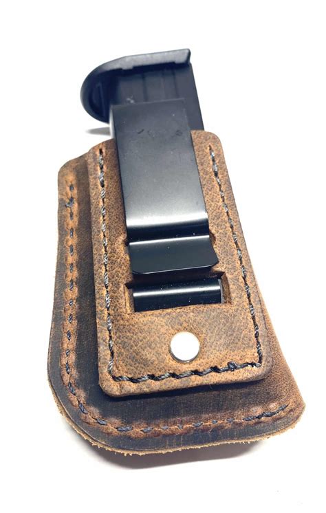 Leather Magazine Holster Made In Usa Lifetime Warranty