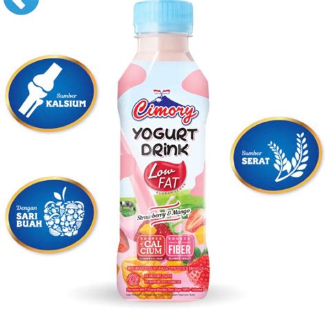 Jual Cimory Yogurt Drink Low Fat 240ml All Variant Shopee Indonesia