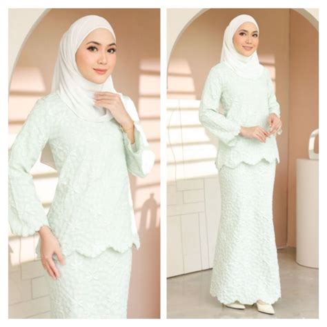 Thea Ironless Lace Kurung Sedondon Thea D Kurung Modern Mini