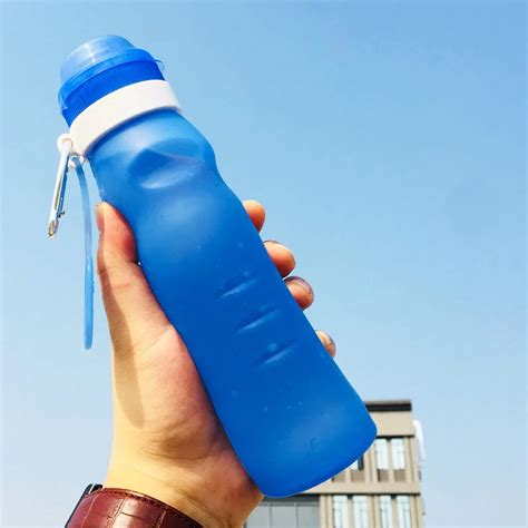 Ml Foldable Water Bottle Bpa Free Food Grade Fda Free Cycling