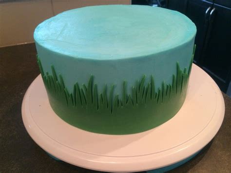 Fondant Grass Border For Cake Grass Cake Lemon Drizzle Cake Icing