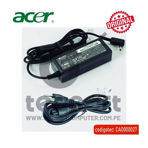 Cargador Original Acer V A W Ultrabook Chromebook