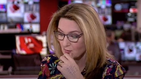 Victoria Derbyshire Writes Domestic Abuse Line Number On Hand As Calls