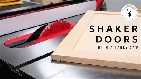 How To Build Shaker Doors With The Table Saw Rail And Stile Tongue