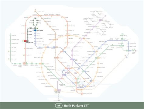 Bukit Panjang Lrt Mrt Map