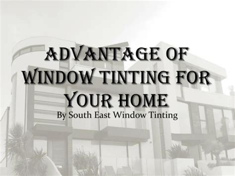 Ppt Residential Window Tinting In Auckland A Smart Choice For Your