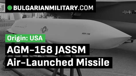 AGM 158 JASSM Air Launched Cruise Missile YouTube