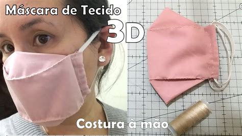 Diy M Scara De Tecido D Sem M Quina D Face Mask Youtube