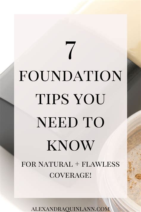 The foundation tips you need to know – Artofit